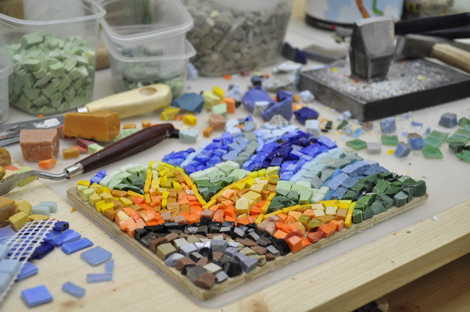 Мастер-класс "Мозаика из смальты"