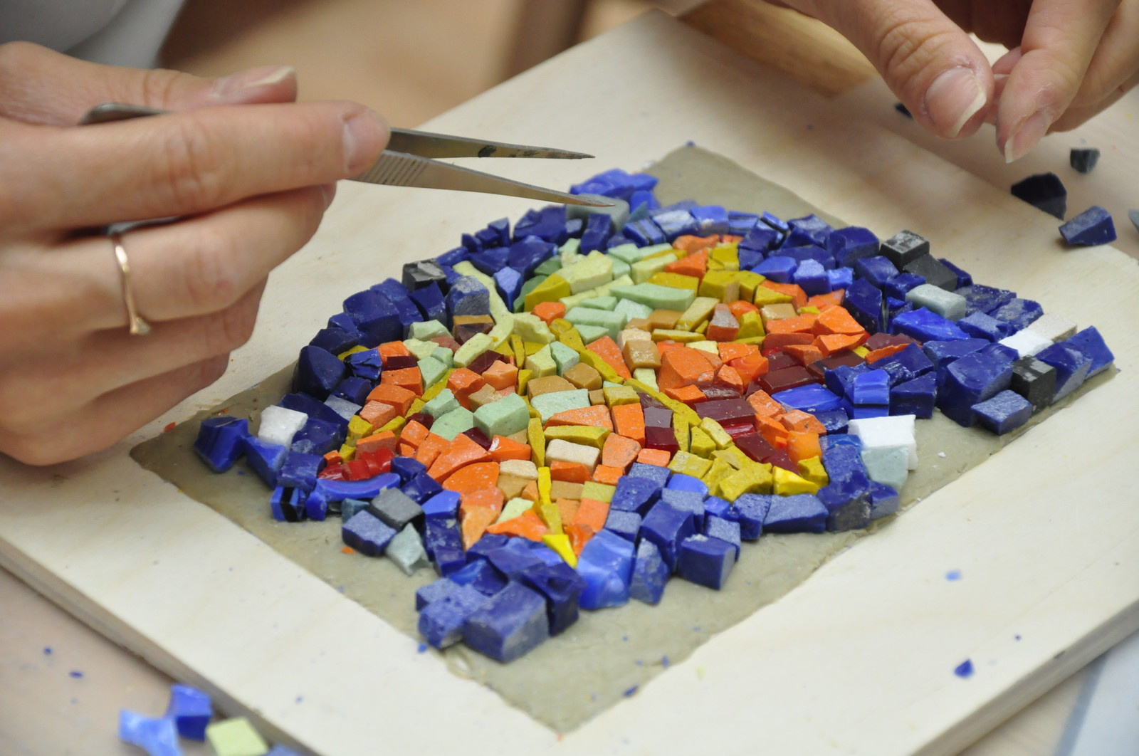 Мастер-класс "Мозаика из смальты"