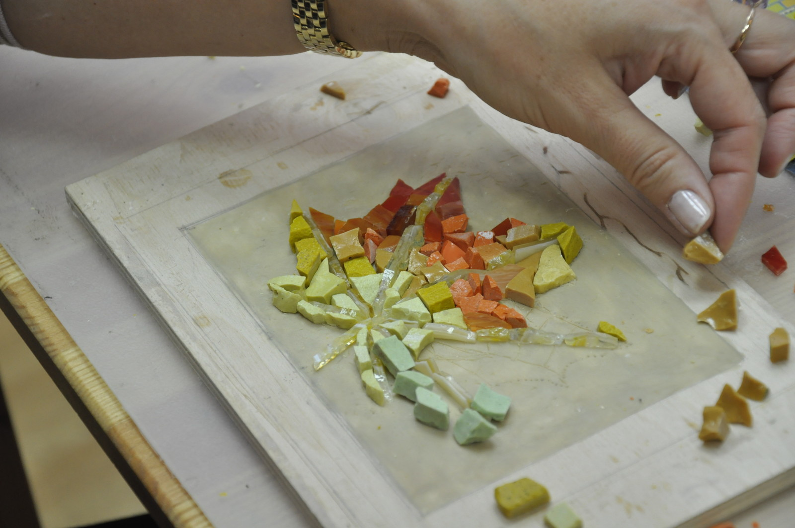 Мастер-класс "Мозаика из смальты"