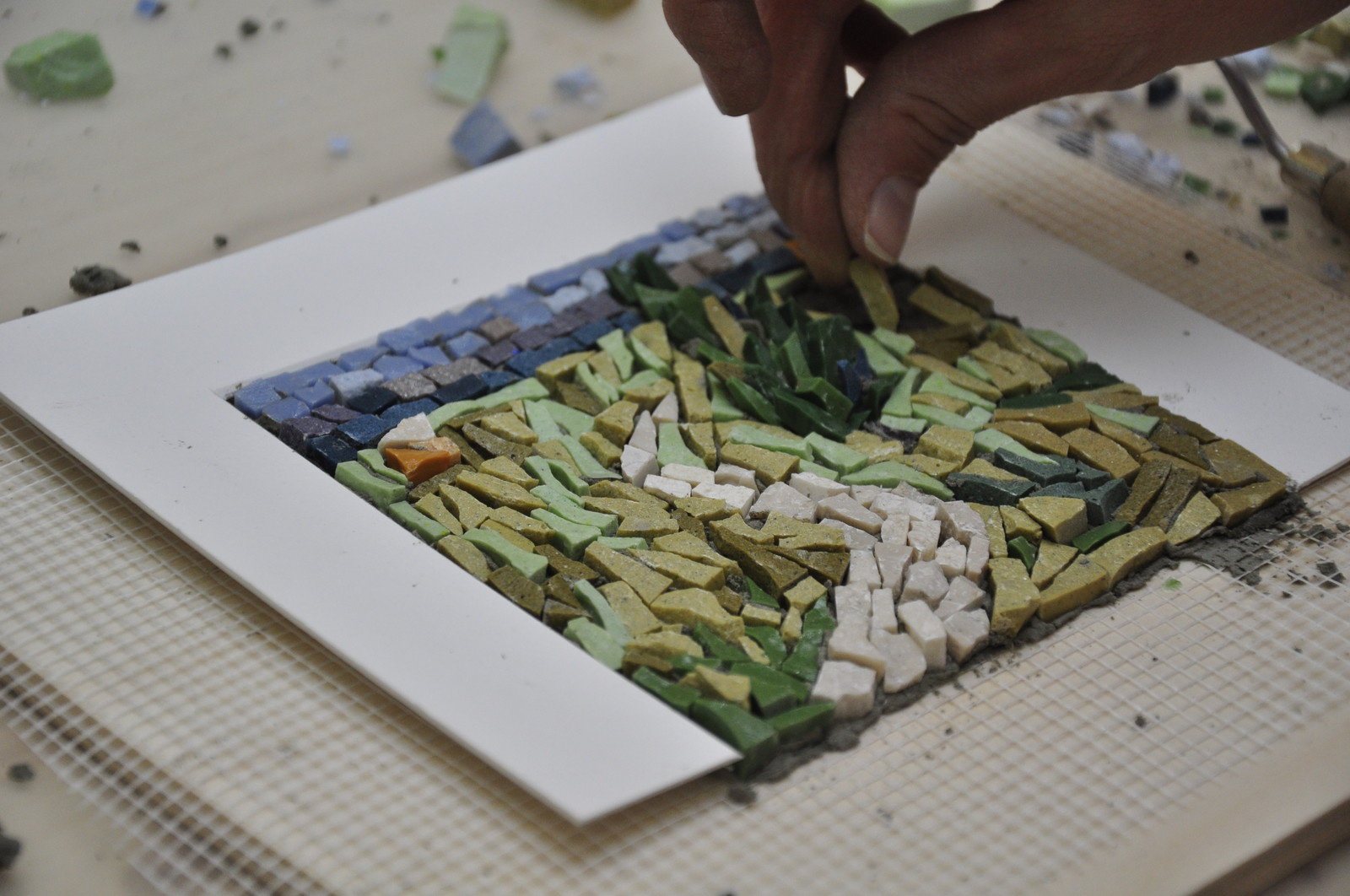 Мастер-класс "Мозаика из смальты"