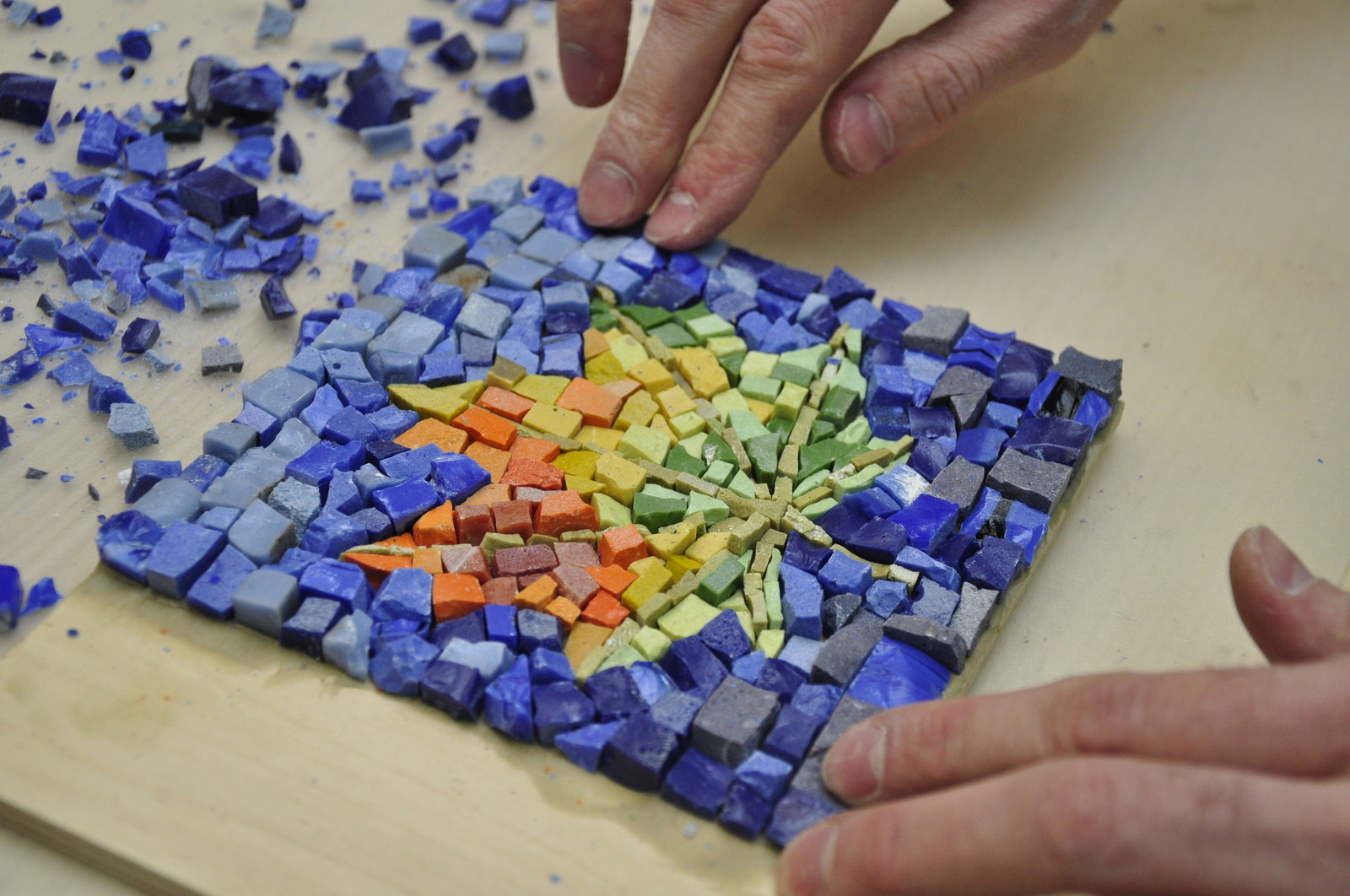 Мастер-класс "Мозаика из смальты"