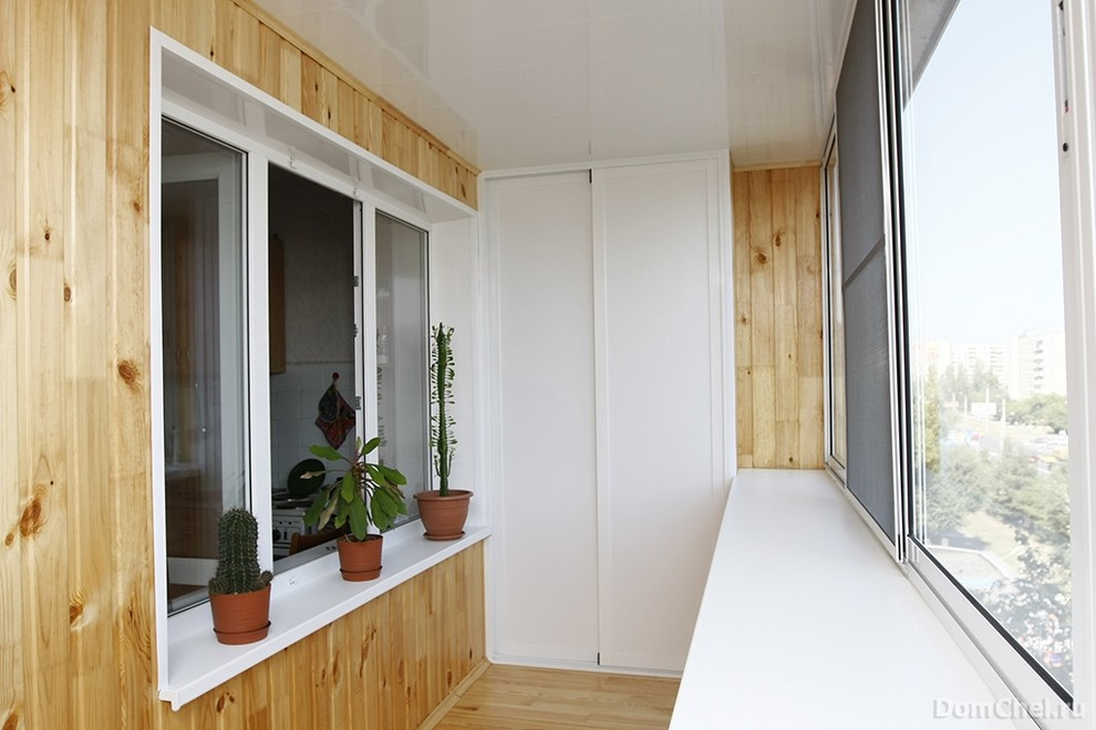 Отделка балконов