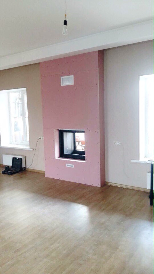 Продажа и установка тунельного камина (Double Face)