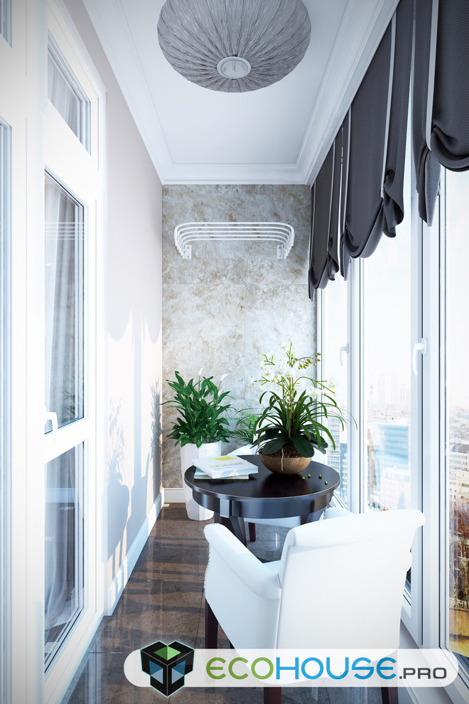 Дизайн проект Кухни гостинной