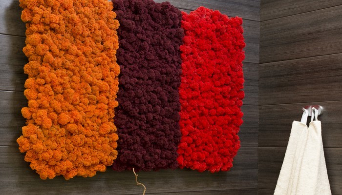 Панно и стены из стабилизированного мха