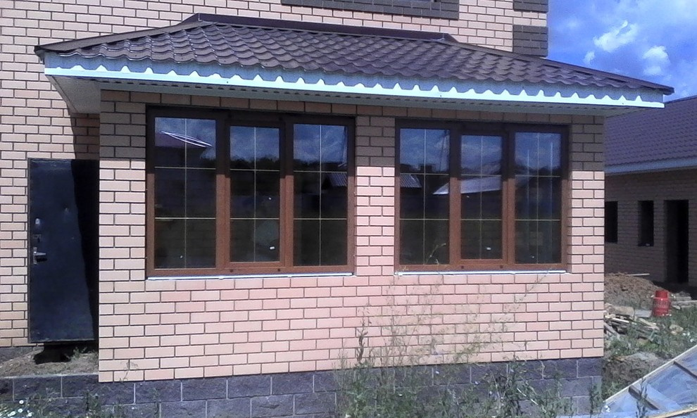 Остекление коттеджа в Зинино