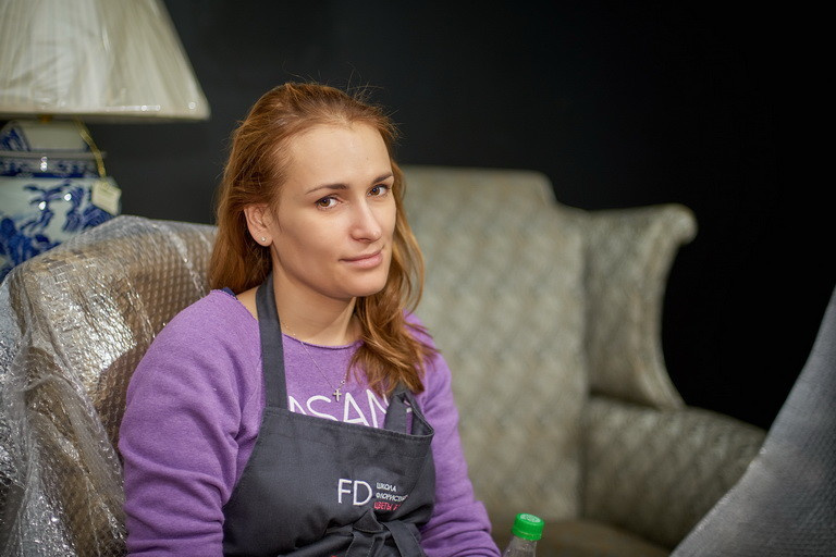 Оформление салона "Английские интерьеры"