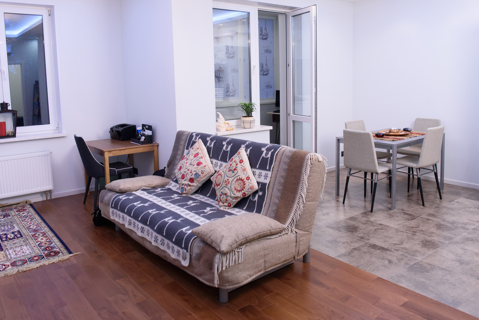 Интерьер по-мужски. Кухня-гостиная