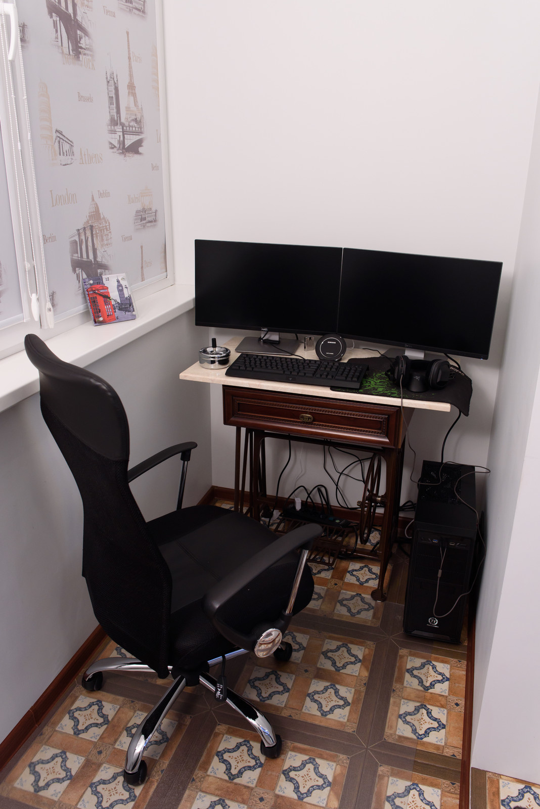 Интерьер по-мужски. Рабочее место.