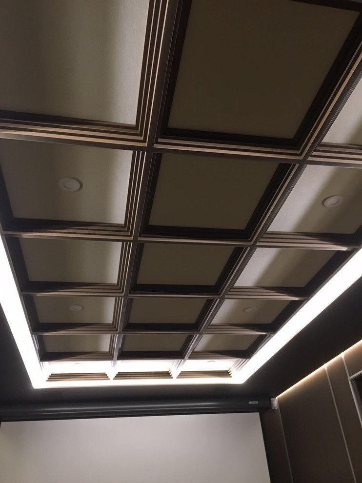 Обложка проекта: Кинотеатр в цокольном этаже в Глинках