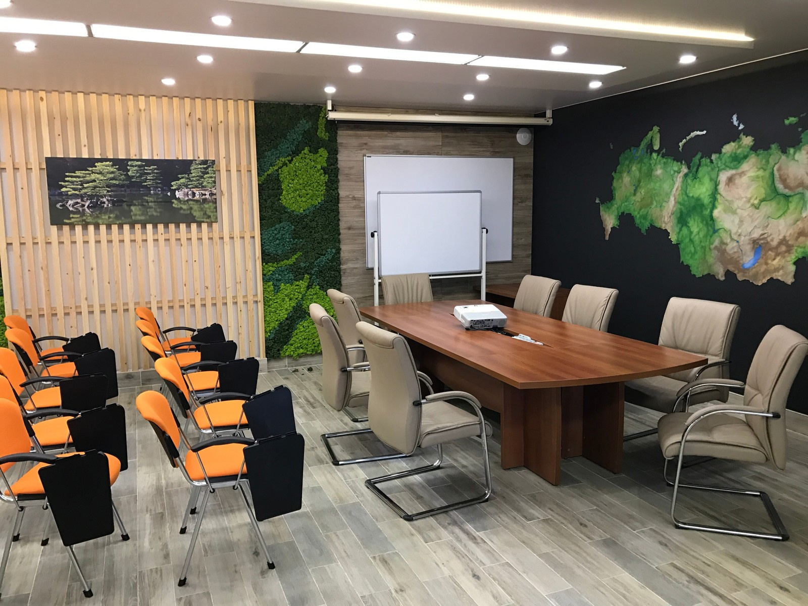 Реализация нашего проекта по конференц-залу