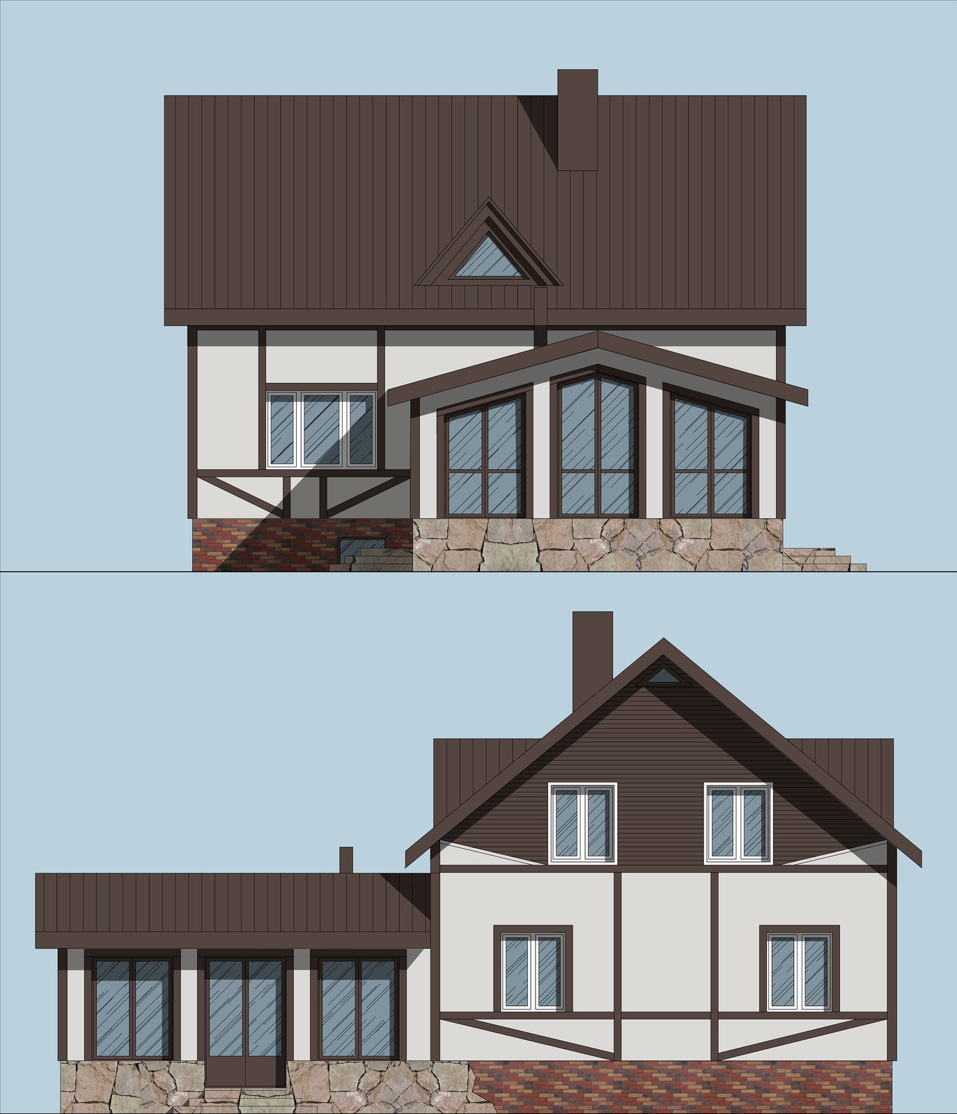 Зимний сад - пристройка к жилому дому