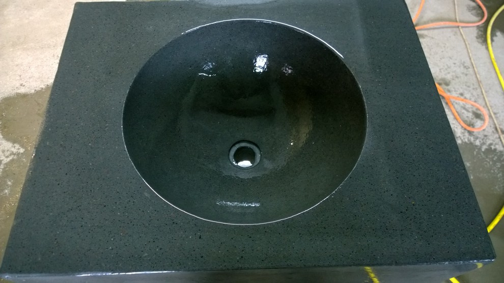 умывальник из бетона