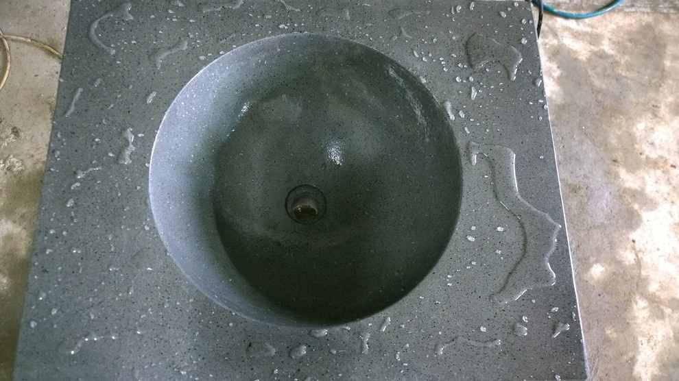 умывальник из бетона