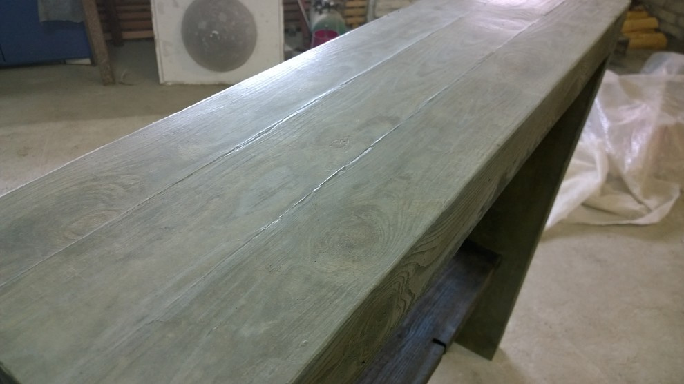 барный стол из бетона