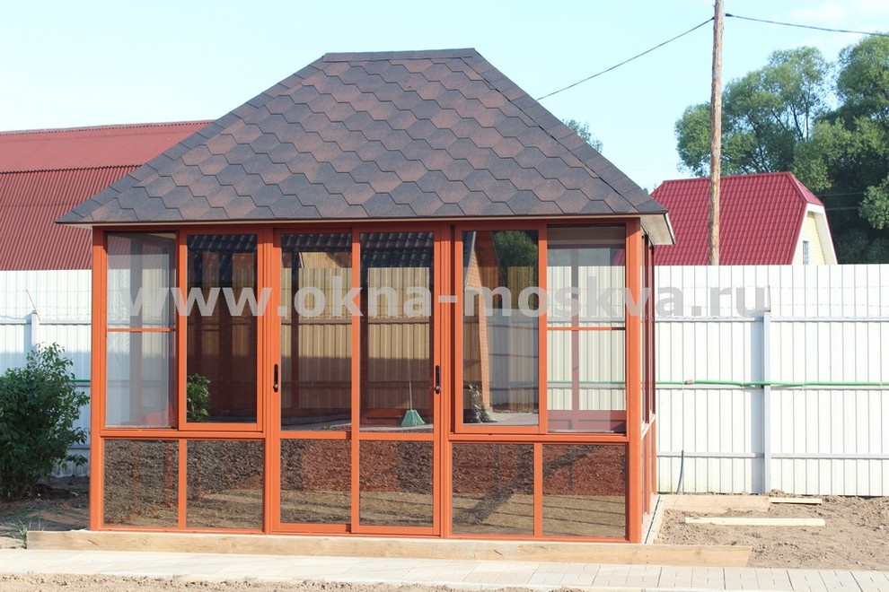 Цветная алюминиевая беседка