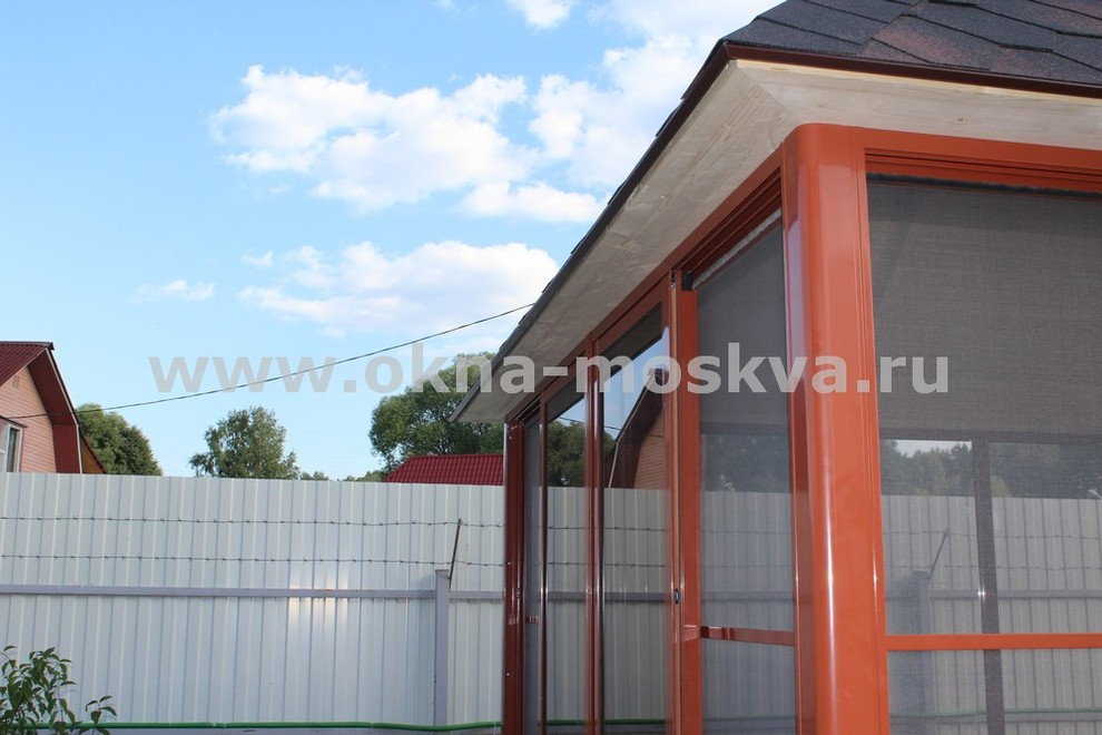 Цветная алюминиевая беседка