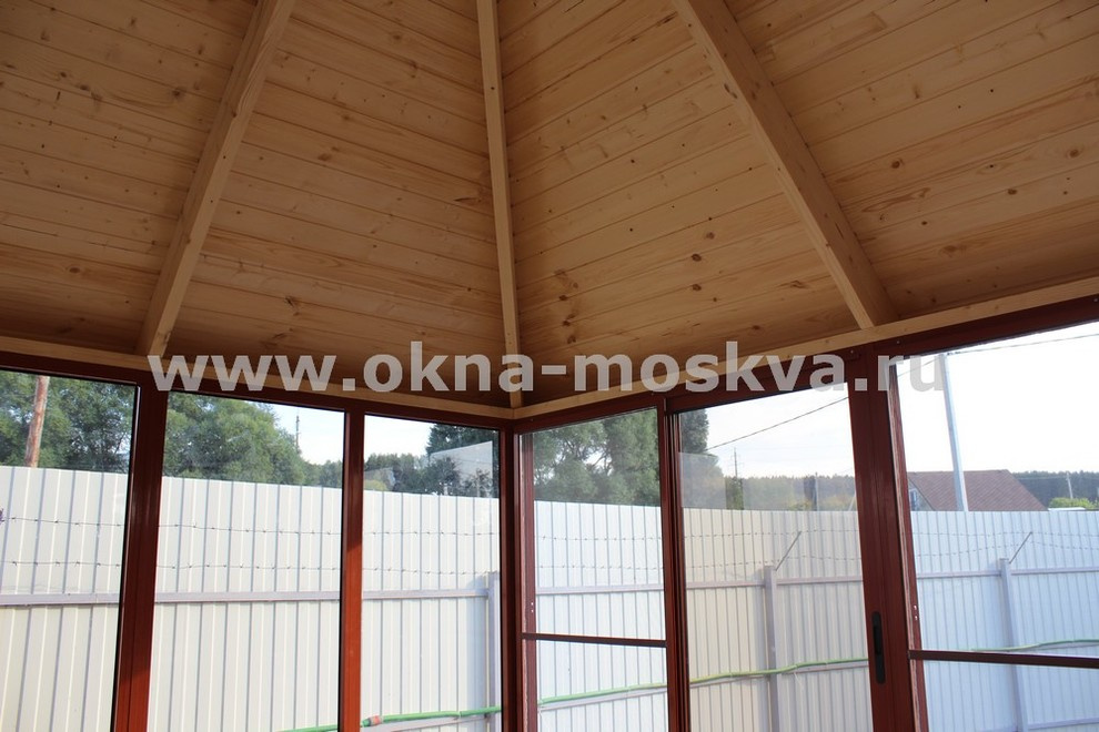 Цветная алюминиевая беседка