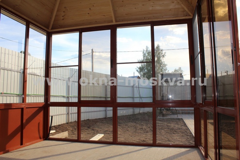 Цветная алюминиевая беседка