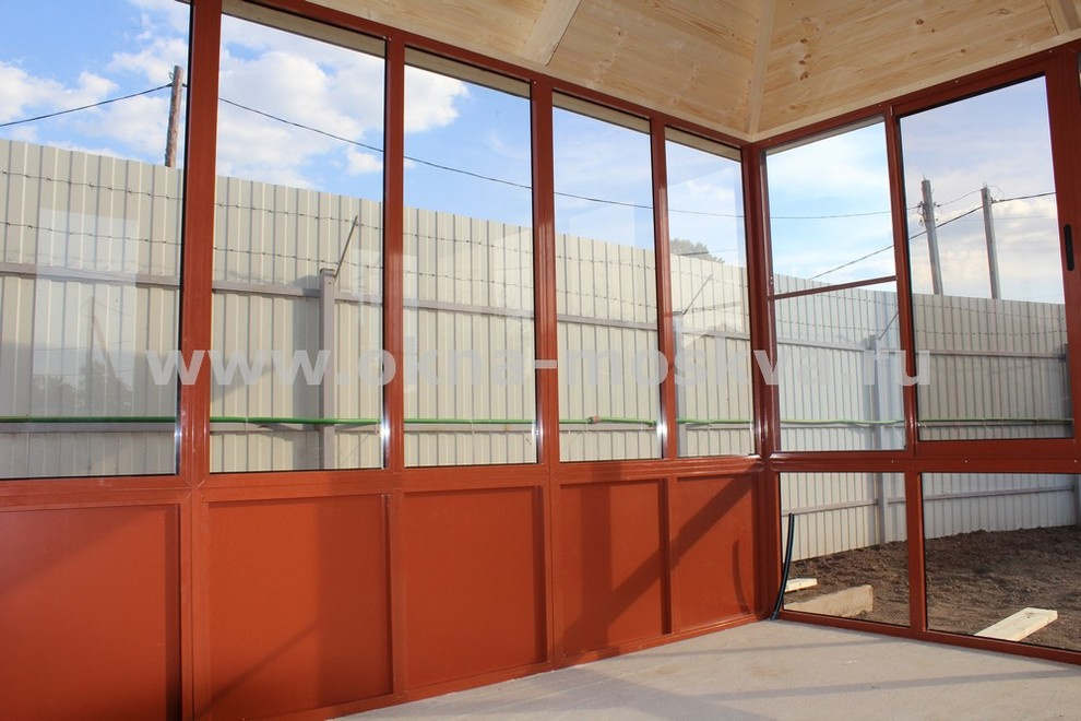 Цветная алюминиевая беседка