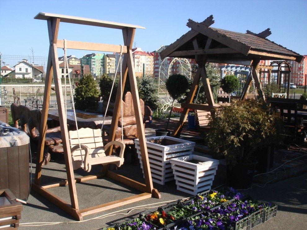 Садовая, дачная, уличная мебель из натурального дерева, 100% массив дуба