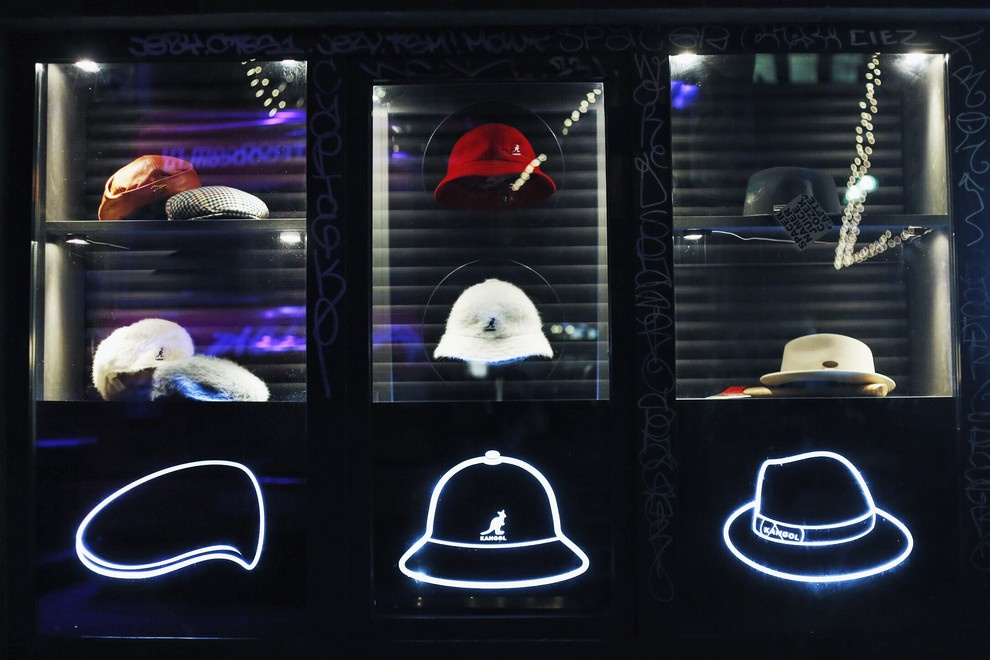 Kangol shop in Moscow