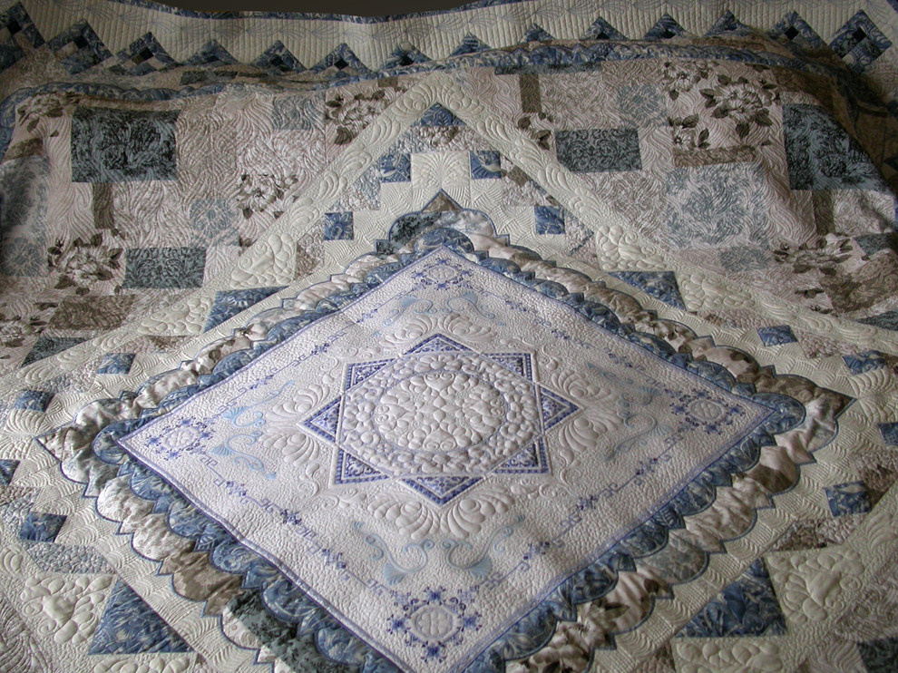 лоскутное шитье и стежка покрывал