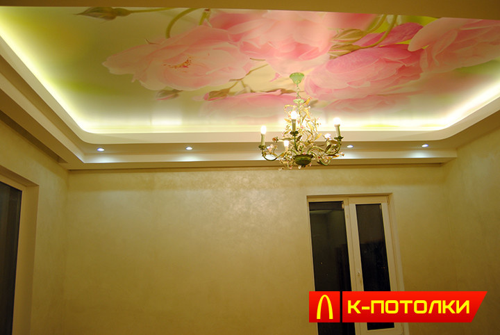 Натяжной потолок в детской комнате