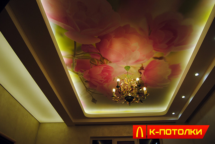 Натяжной потолок в детской комнате