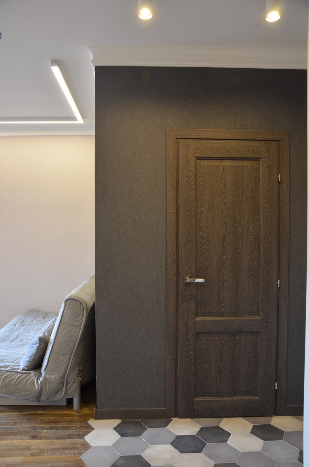 Квартира в стиле лофт для молодого человека.