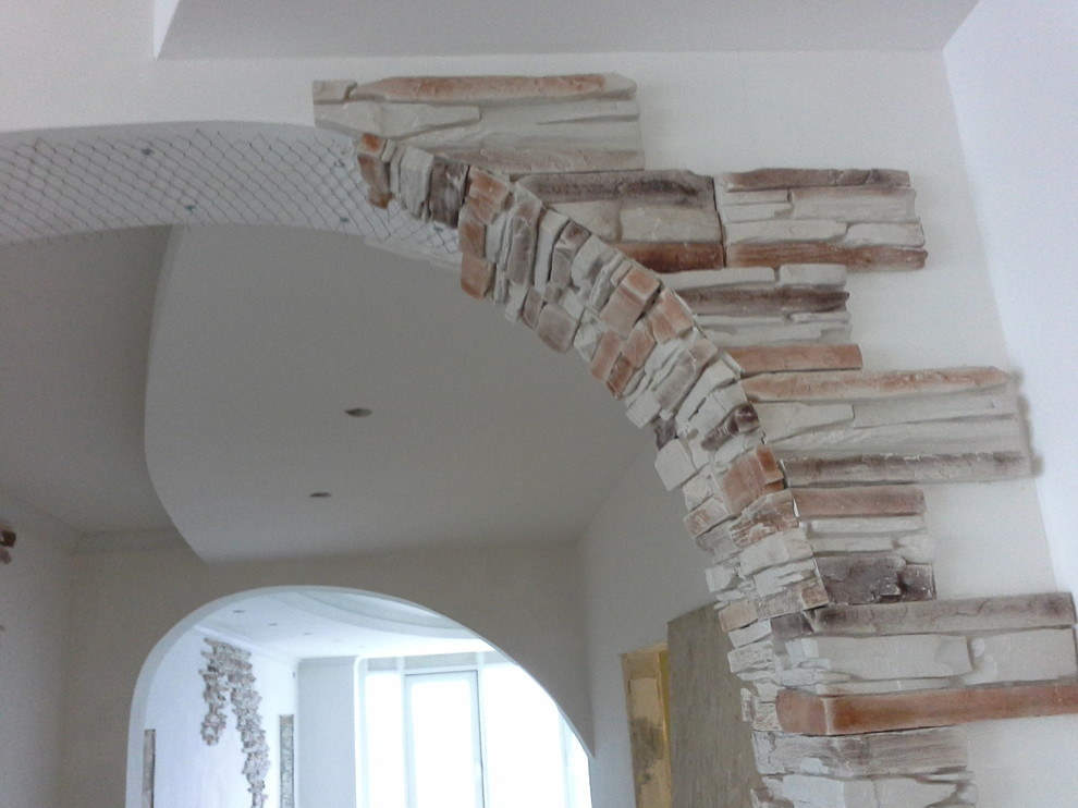 Отделка квартиры декоративным камнем Скальник