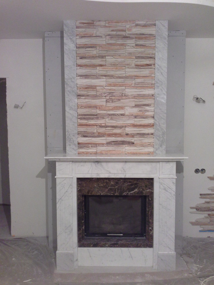 Отделка квартиры декоративным камнем Скальник