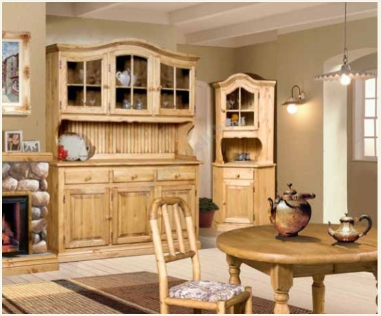 Обложка проекта: ЛОТОС - массив сосны в интерьере обеденной группы