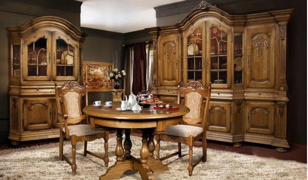 БОСФОР - массив дуба в интерьере обеденной группы