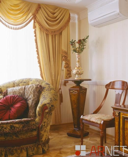 Классический этюд в бежевых тонах, квартира 150 кв.м