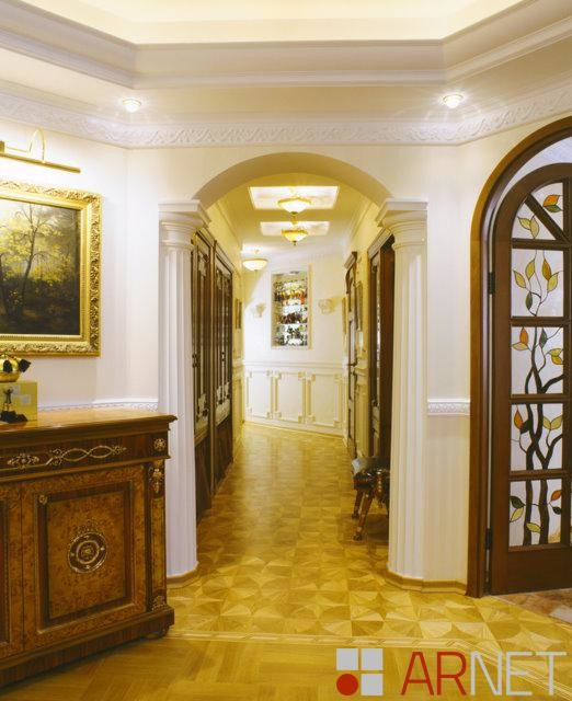 Классический этюд в бежевых тонах, квартира 150 кв.м