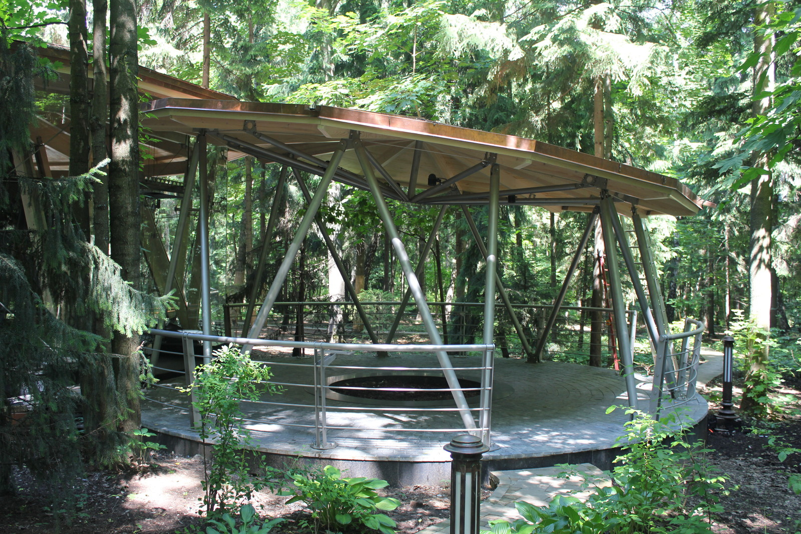 Стеклянный павильон/Glass pavilion