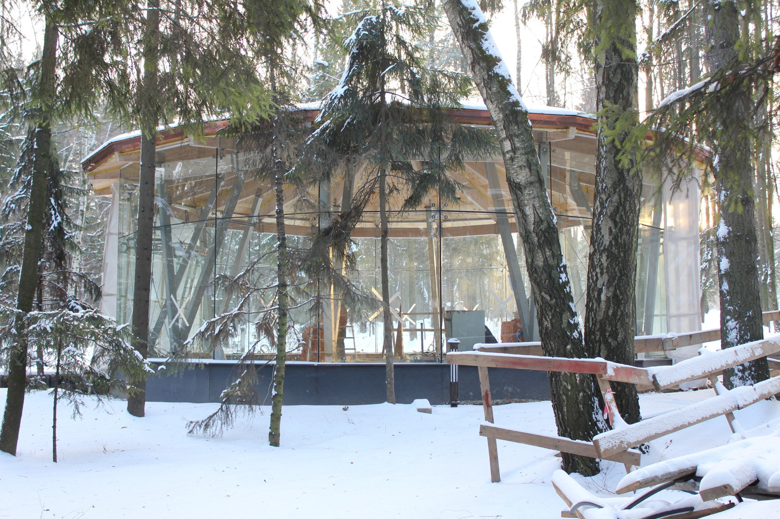 Стеклянный павильон/Glass pavilion