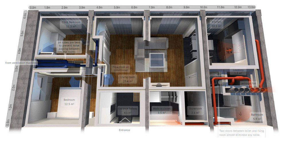 Квартира 80 м.кв, Москва, м. Полежаевская/Appartment in Moscow, 80 sqm