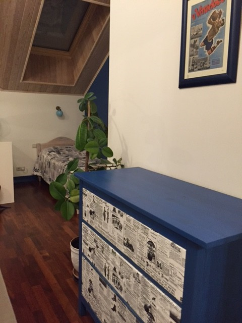 Мансарда. Новая комната для мальчика-подростка