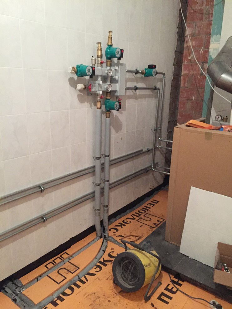 Обложка проекта: Водяной теплый пол в Охта-Парке