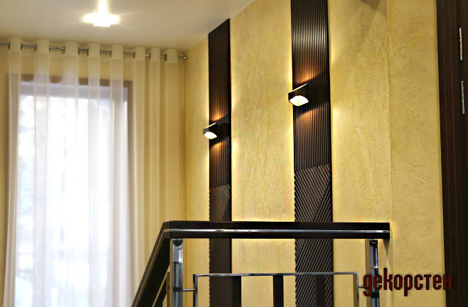 Декоративная штукатурка в интерьере