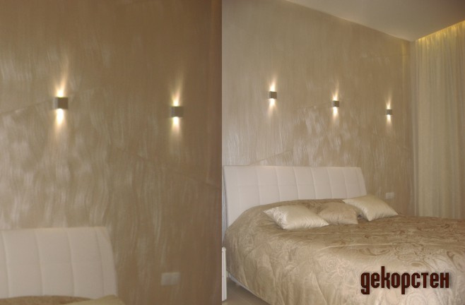 Декоративная штукатурка в интерьере