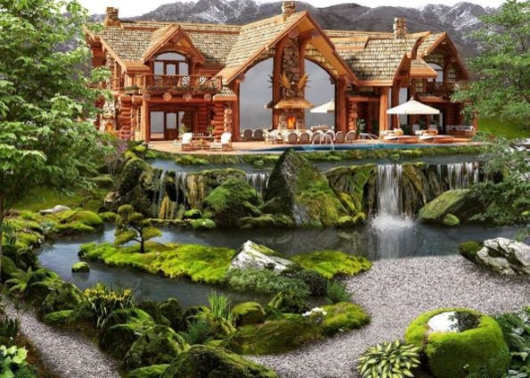 Композиции водопадов