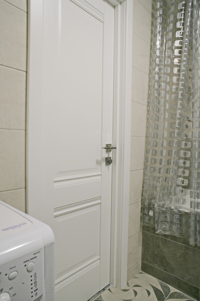 Квартира в Подмосковье, в проекте матовые двери серии U