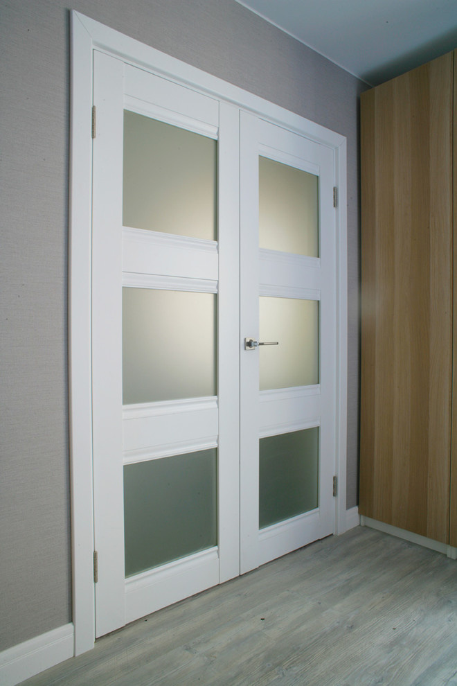 Квартира в Подмосковье, в проекте матовые двери серии U