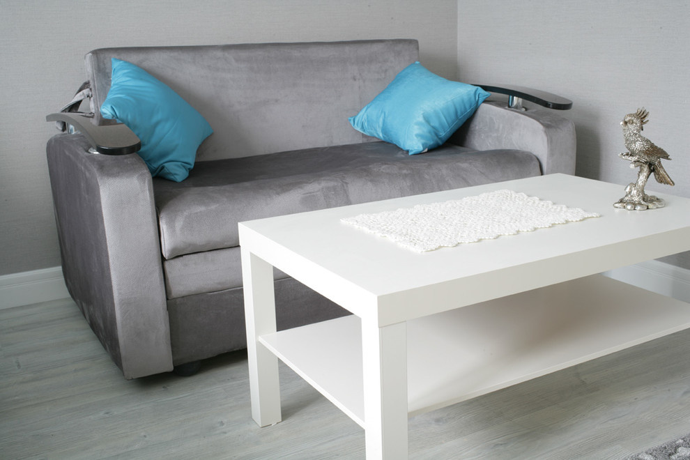 Квартира в Подмосковье, в проекте матовые двери серии U