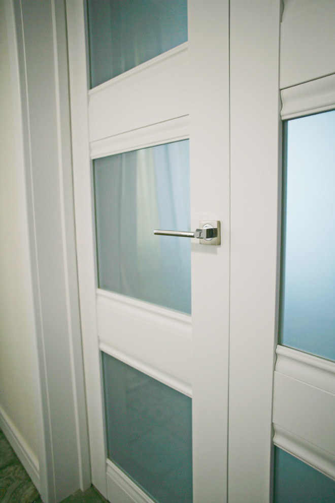 Квартира в Подмосковье, в проекте матовые двери серии U