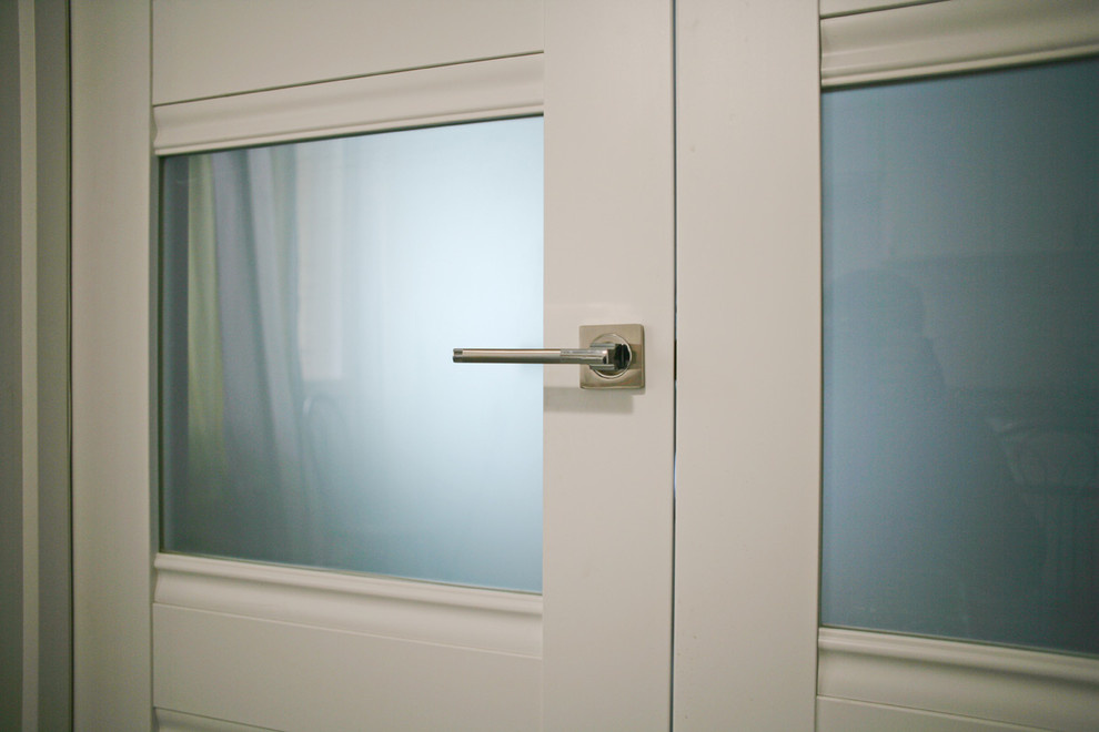 Квартира в Подмосковье, в проекте матовые двери серии U