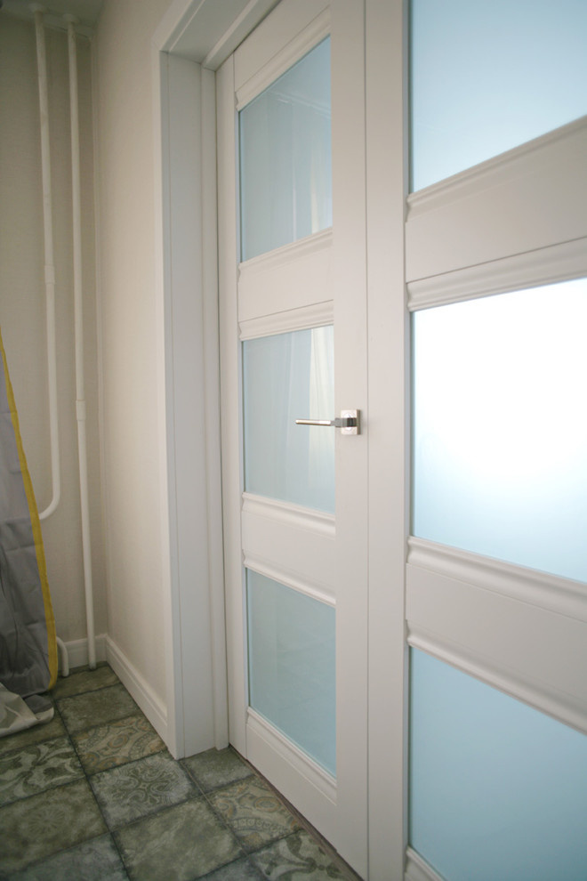 Квартира в Подмосковье, в проекте матовые двери серии U